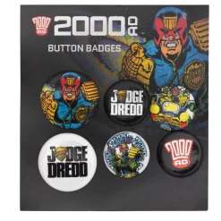 2000 AD / Judge Dredd Button-Set