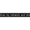Aufkleber: scan my network
