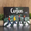 Blechschild – The Captains