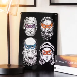 Blechschild Teenage Mutant Ninja Artists
