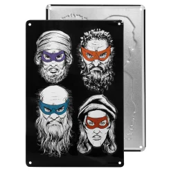 Blechschild Teenage Mutant Ninja Artists