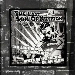 DC Comics Superman Crystal Clear Wandbild