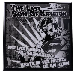 DC Comics Superman Crystal Clear Wandbild