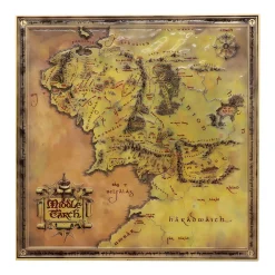 Der Herr der Ringe Mittelerde Metallkarte