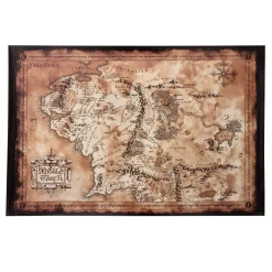 Der Herr der Ringe Poster - Karte von Mittelerde