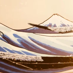Die Große Welle vor Kanagawa Satz von 4 Tischsets