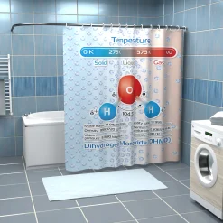 Duschvorhang Dihydrogenmonoxid