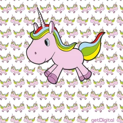 Einhorn Duschvorhang