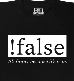!false