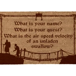 Fußmatte What is your name