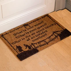 Fußmatte What is your name