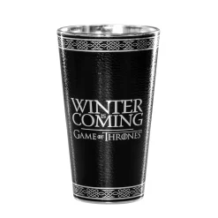 Game of Thrones Glas mit Leder-Metall-Effekt