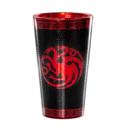 Game of Thrones Glas mit Leder-Metall-Effekt