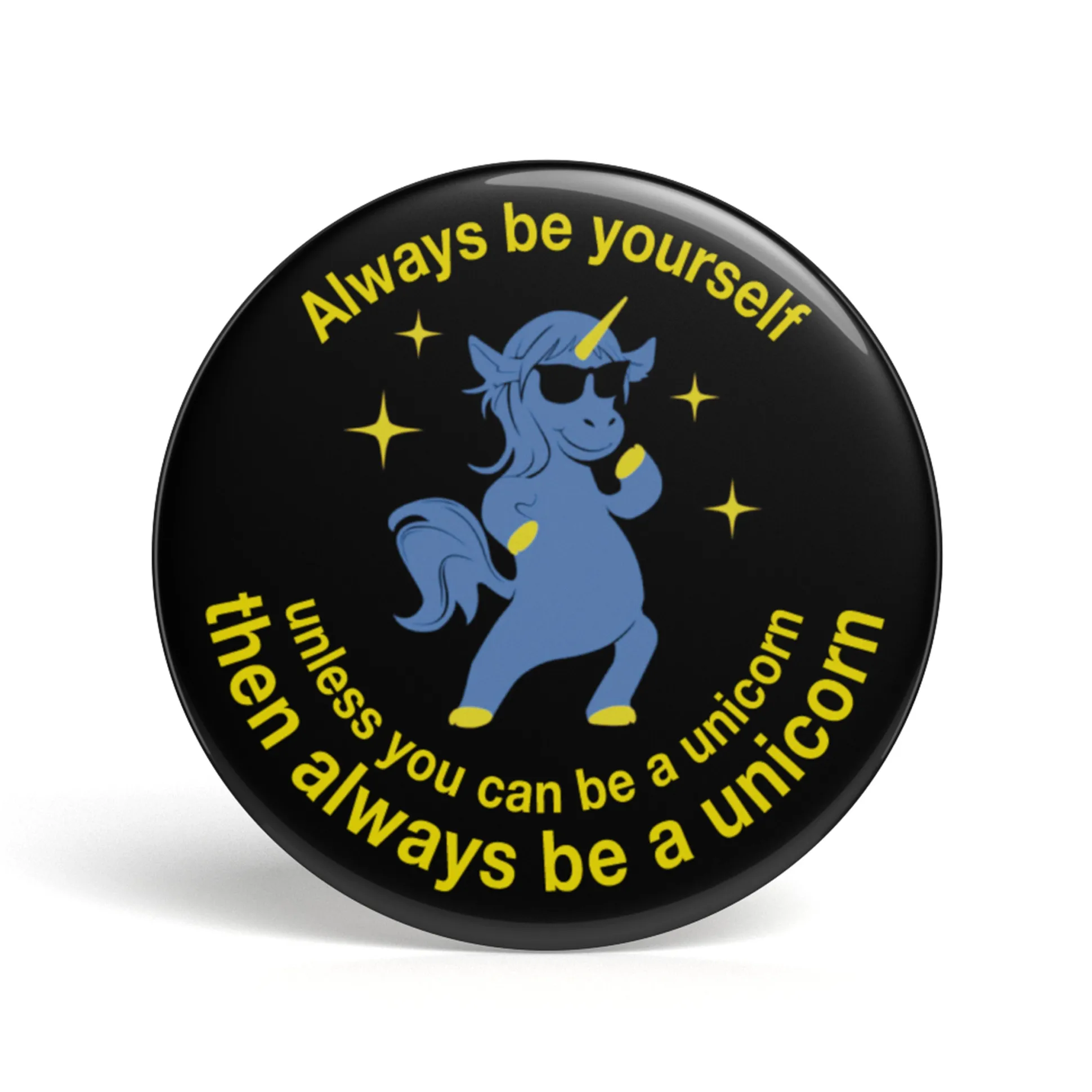 Geek Button Be A Unicorn