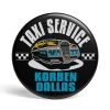 Geek Button Korben Dallas Taxi Service