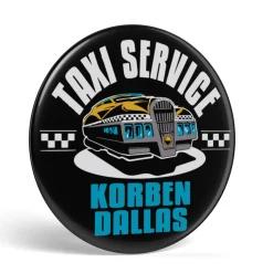 Geek Button Korben Dallas Taxi Service