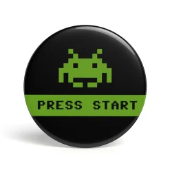 Geek Button Press Start