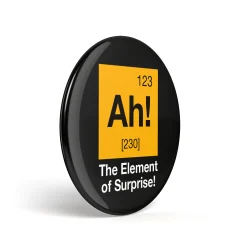 Geek Button The Element Of Surprise