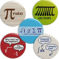 Geek Buttons Thema Mathematik
