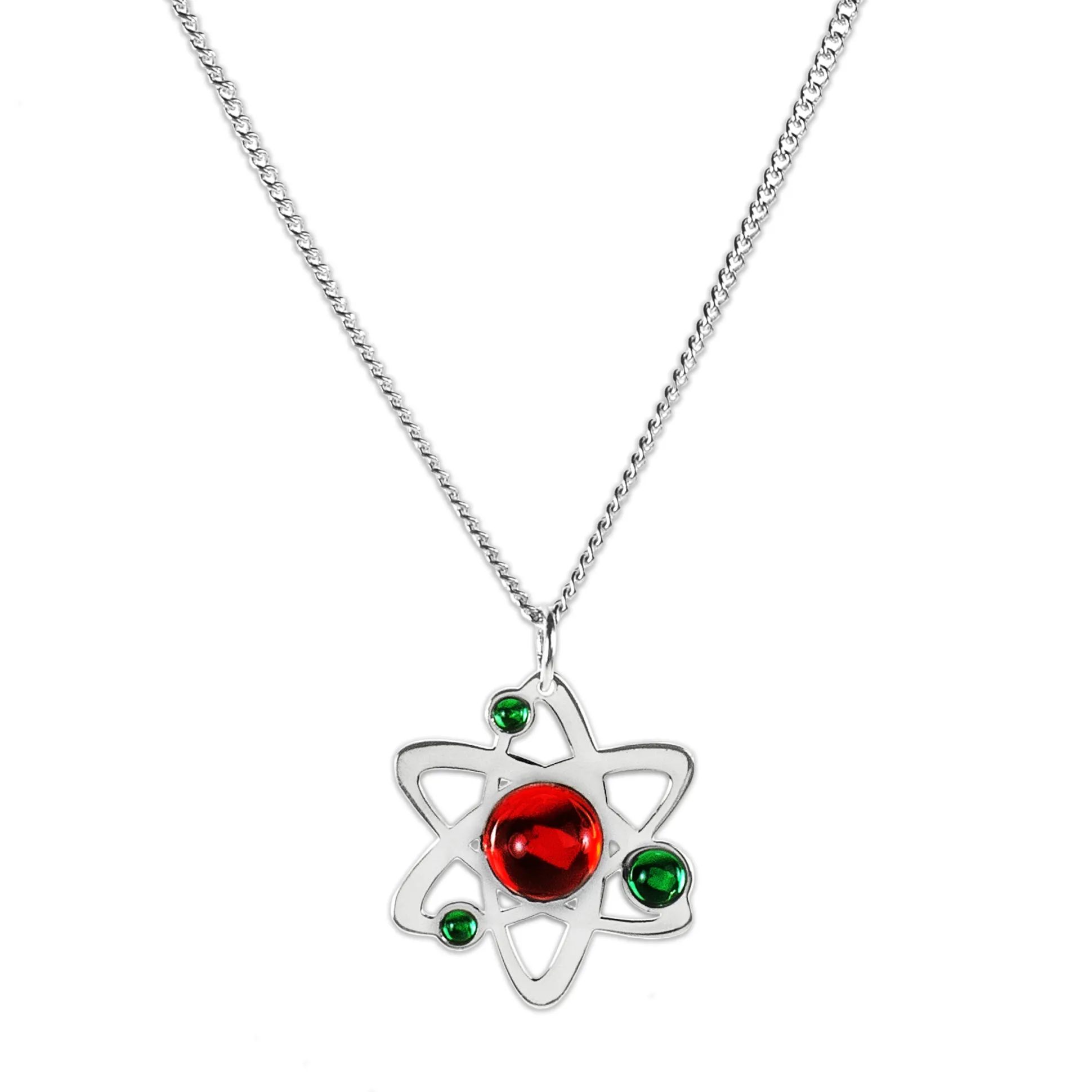 Geek Gem Atommodell-Halskette