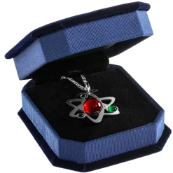 Geek Gem Atommodell-Halskette