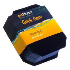 Geek Gem Atommodell-Halskette