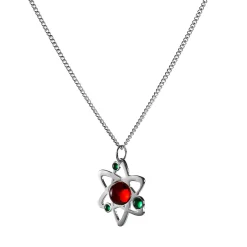 Geek Gem Atommodell-Halskette