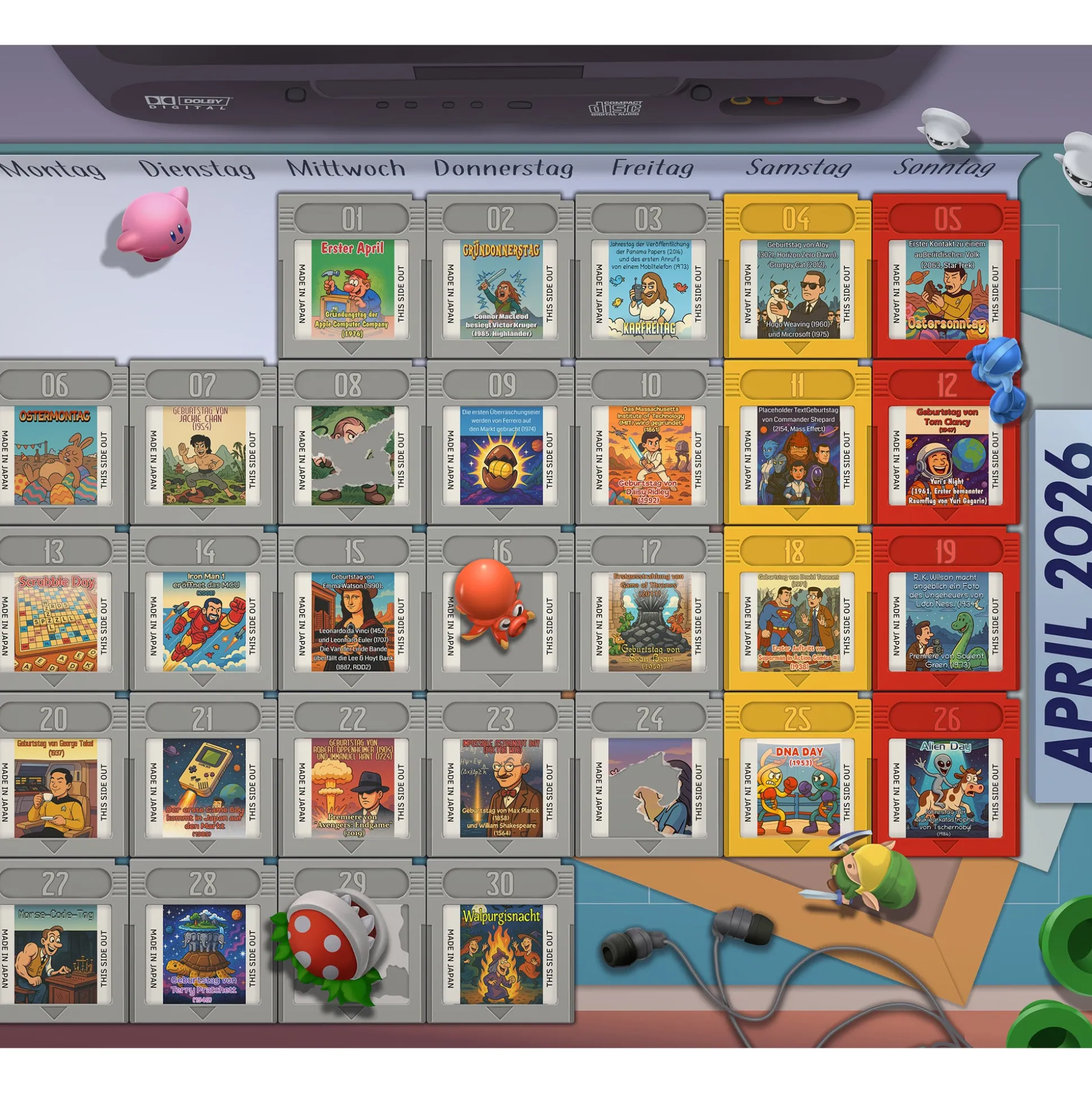 getDigital Nerdkalender 2026