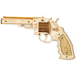 Gummiband-Revolver Holzbausatz