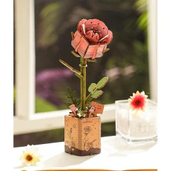 Holzbausatz Pinke Rose