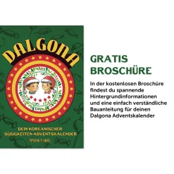 Koreanischer Süßigkeiten-Adventskalender 2025 (Dalgona)