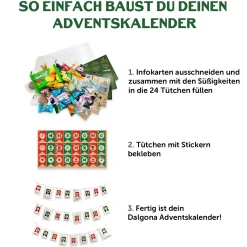 Koreanischer Süßigkeiten-Adventskalender 2025 (Dalgona)