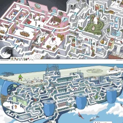 Marvel Mazes - Labyrinth- und Wimmelbuch