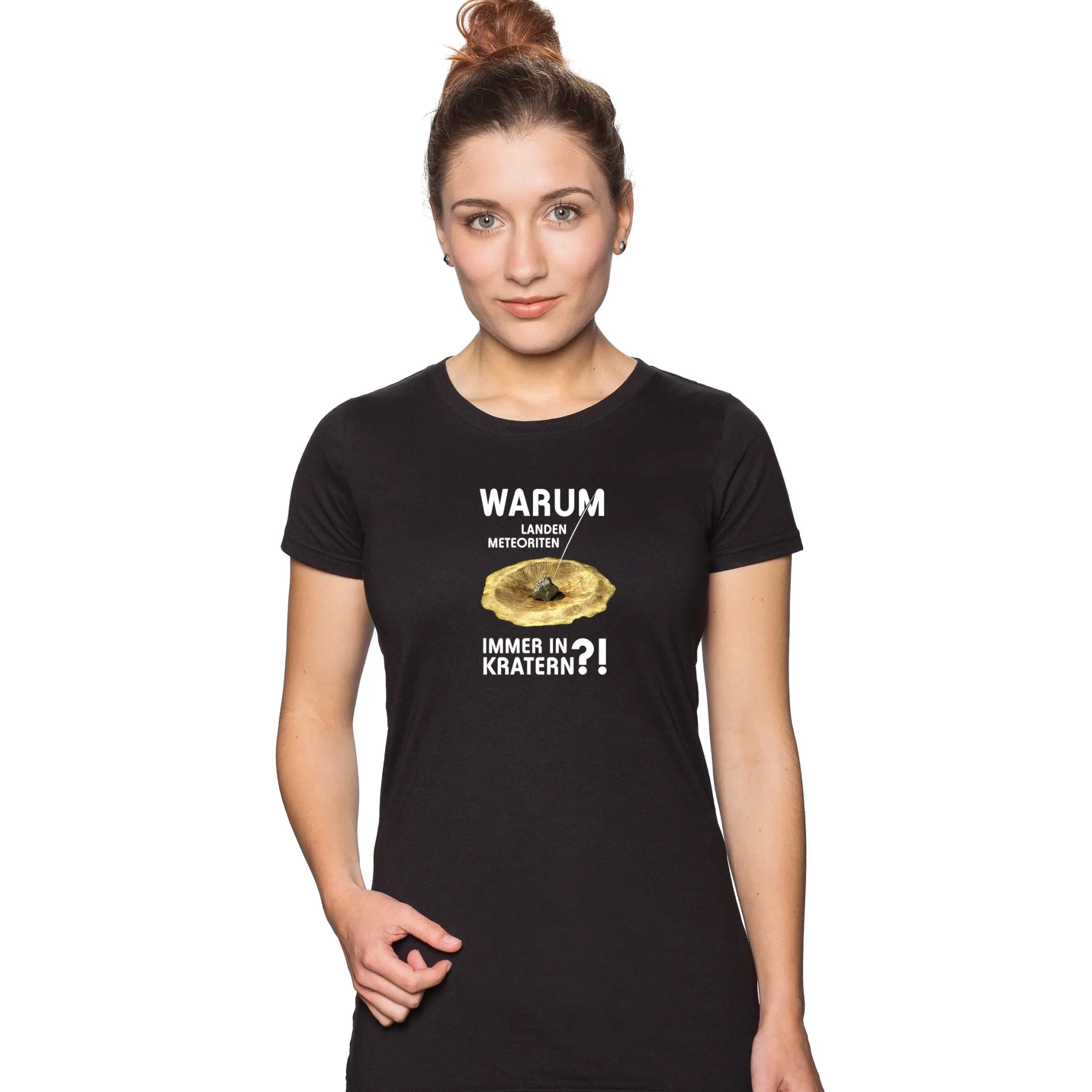 Meteoriten in Kratern