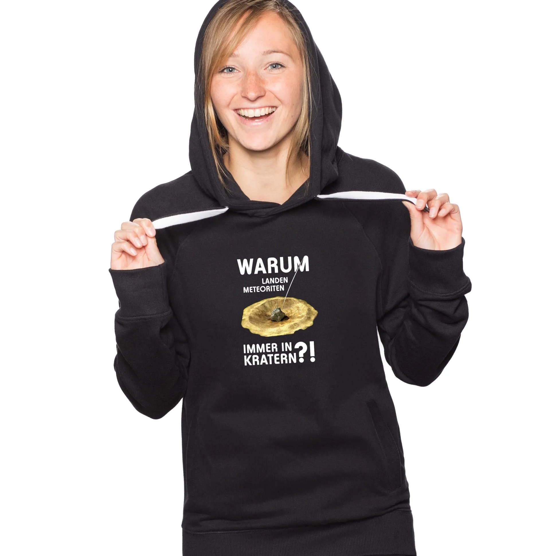 Meteoriten in Kratern