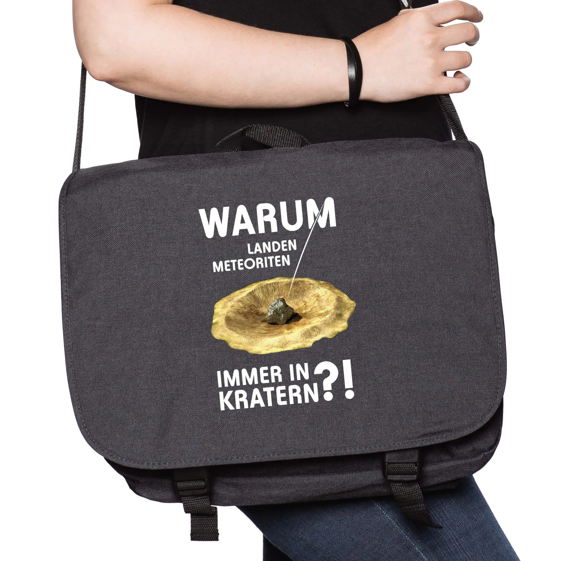 Meteoriten in Kratern