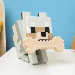 Minecraft Wolf 3D Farbwechsel Lampe