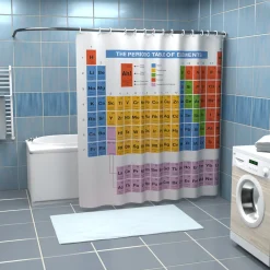 Periodensystem Duschvorhang