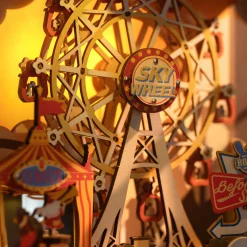 Retro-Fernseher Spieluhr Holzbausatz