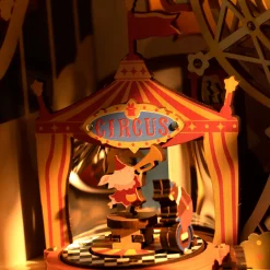 Retro-Fernseher Spieluhr Holzbausatz