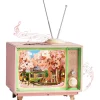 Sakura Traumtour Retro TV Spieluhr Holzbausatz