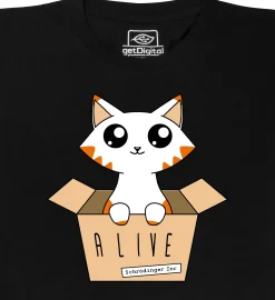 Schrödingers Katze Glow in the Dark T-Shirt