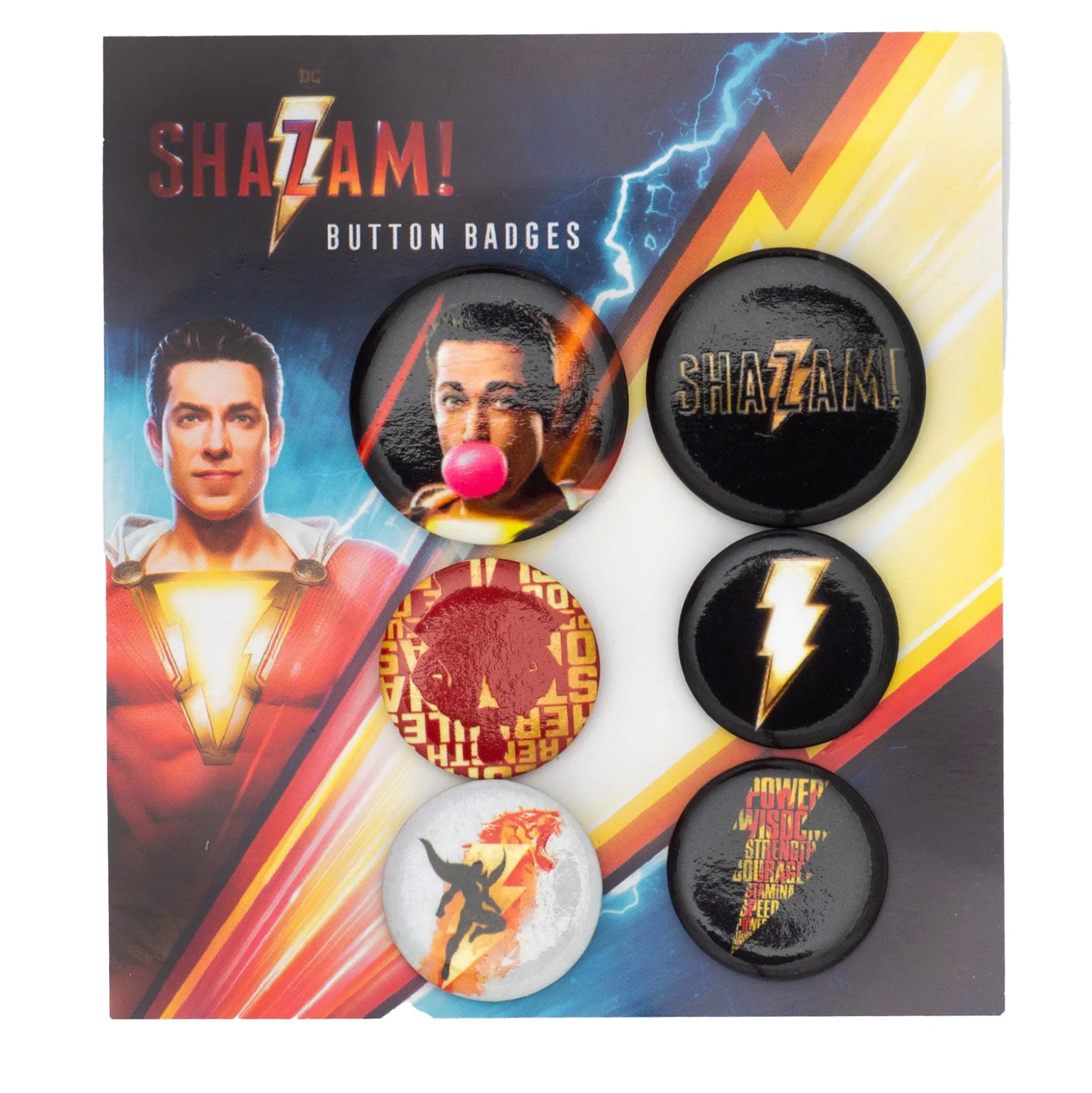 Shazam Button-Set