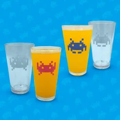 Space Invaders Farbwechsel-Gläser 2er Set