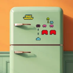 Space Invaders Kühlschrankmagnete