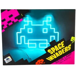 Space Invaders Neon Logo Lampe