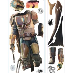 Star Wars The Mandalorian Wandaufkleber