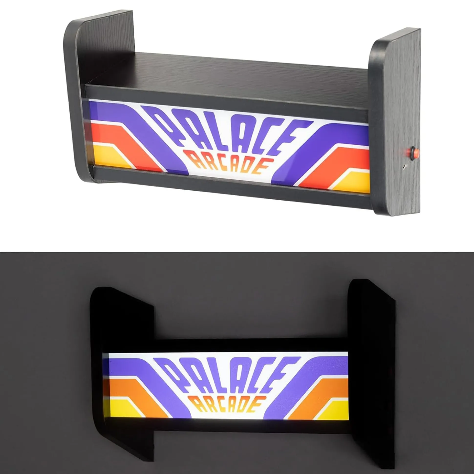 Stranger Things Palace Arcade LED Deko Regal