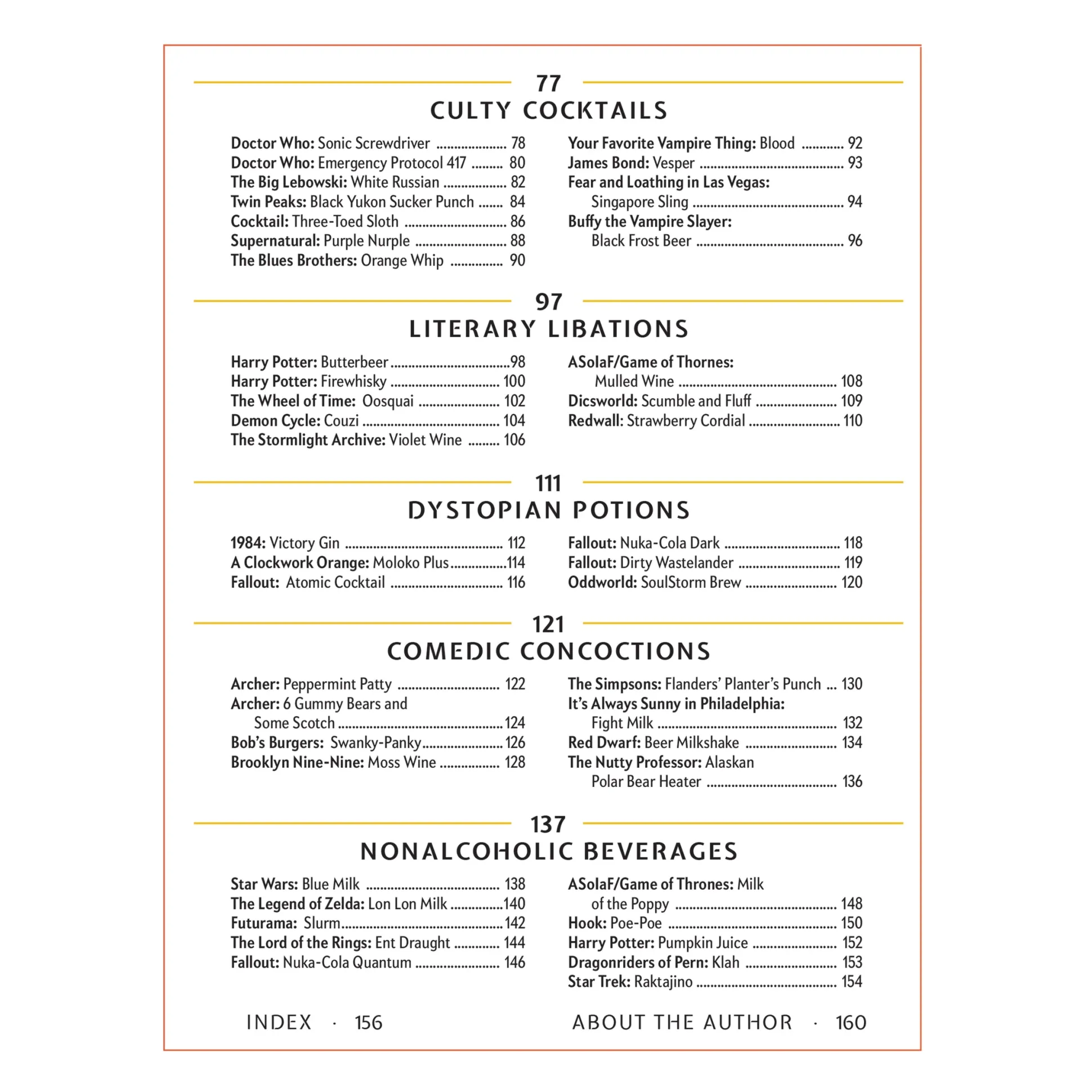 The Geeky Bartender - Cocktail-Rezepte für Geeks (EN)