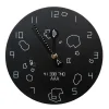 Wanduhr Asteroids